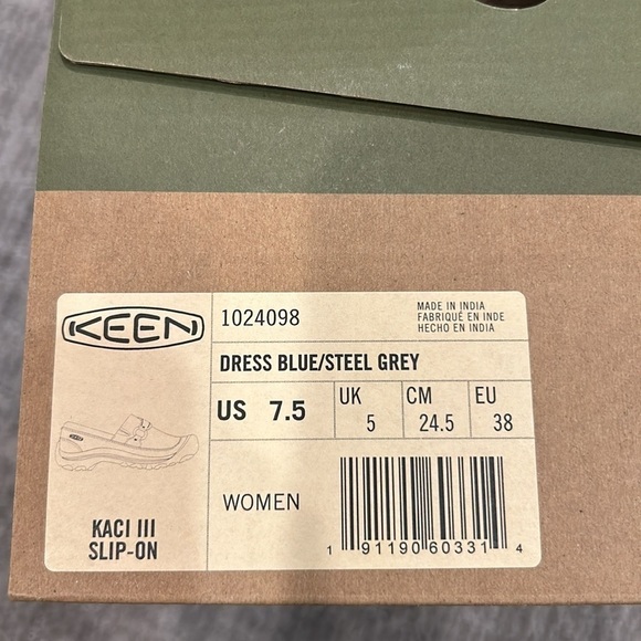 Kaci III Winter Slip-On Shoe  Dress Blue/Steel Grey - Picture 10 of 11